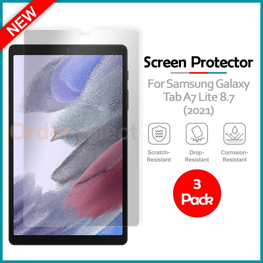 3 Pack Ultra Clear Screen Protector for Samsung Galaxy Tab A7 Lite 8.7 (2021)