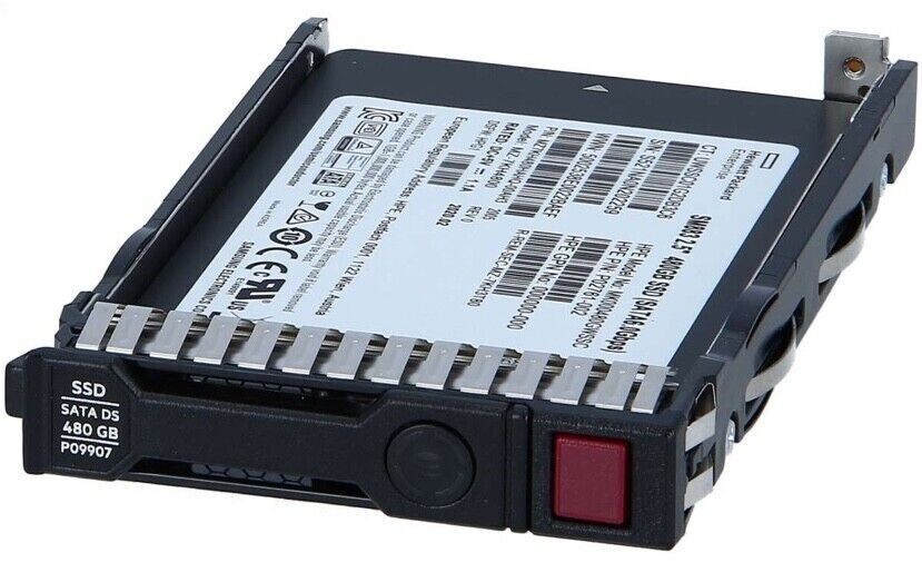 NEW For HPE 480GB SATA MU SFF 2.5" SC DS SSD HPE P09712-B21 P09907-001