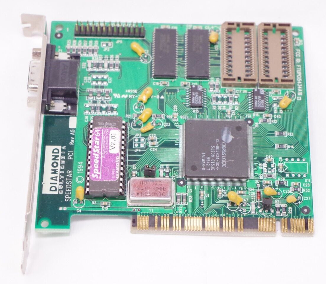 Diamond SpeedStar 64 1MB PCI VGA Video Graphics Card 22-0035A5