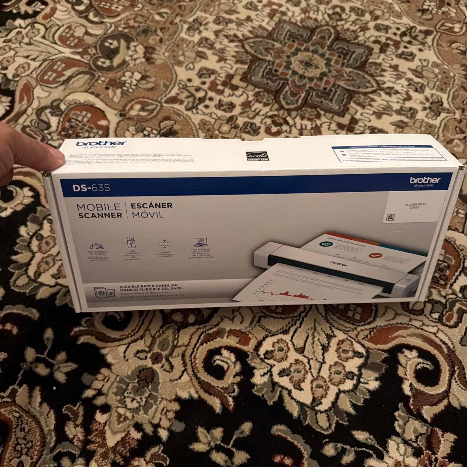 NEW Brother DSmobile DS-635 Mobile Scanner 