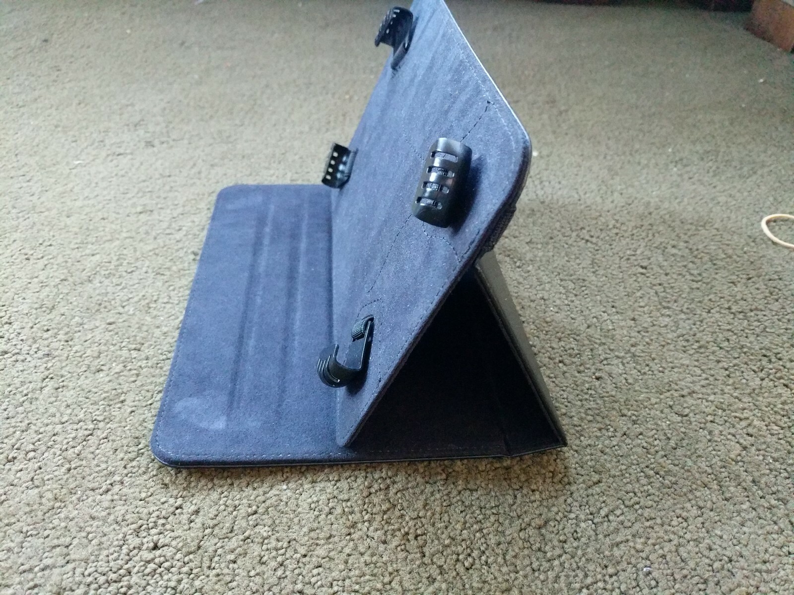 Navitech Folding Tablet Leather Folio Case Cover Stand Magnetic Keyboard Holder 