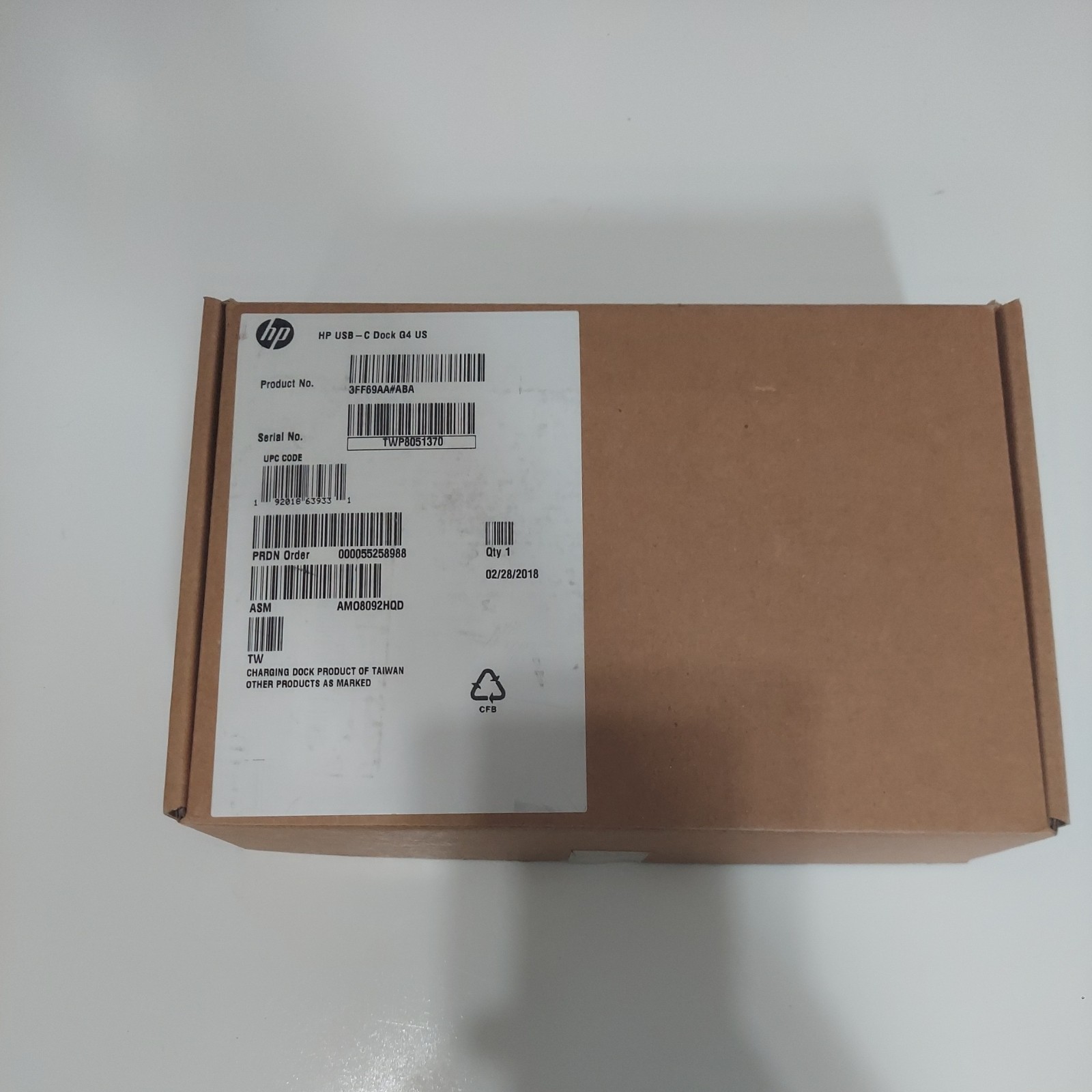 HP Elite USB-C Dock G4 Docking Station Black Desktop USB-C