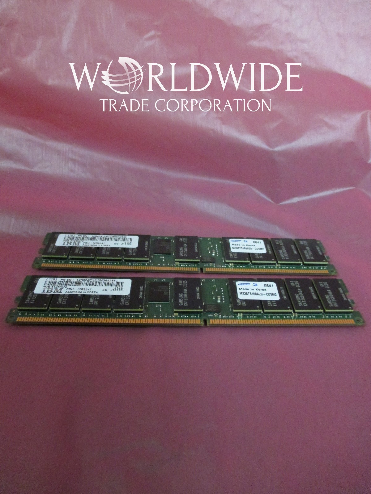 IBM 12R8247 FC# 1934 8192MB (2x 4096MB) 276-Pin 533MHz DDR2 SDRAM DIMMs pSeries