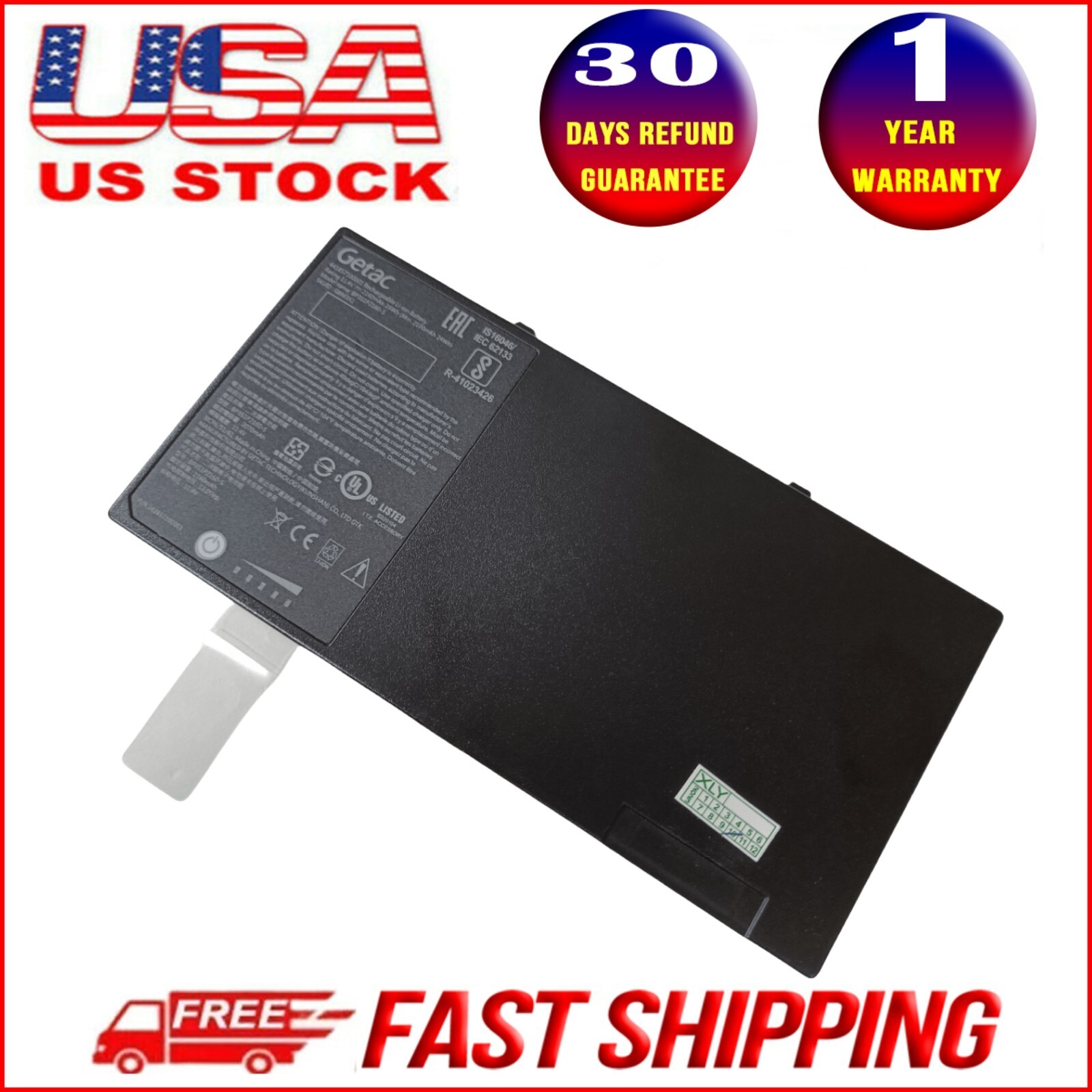 Genuine BP3S1P2160-S BP3S1P2160 Battery For Getac F110 GGA Tablet 441857100001