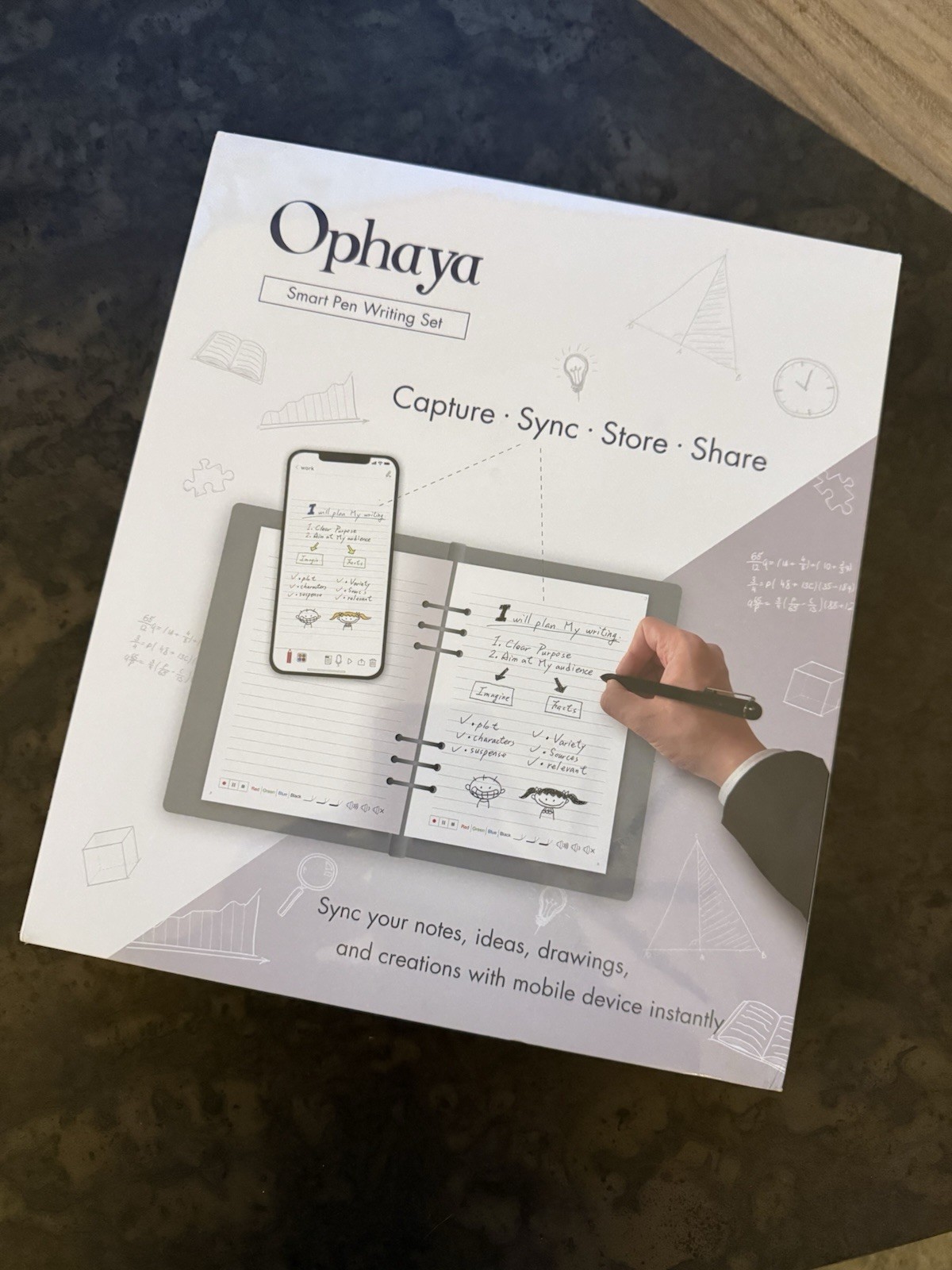 Ophaya 3 in 1 Digital Smart Pen Writing Set, Brand new