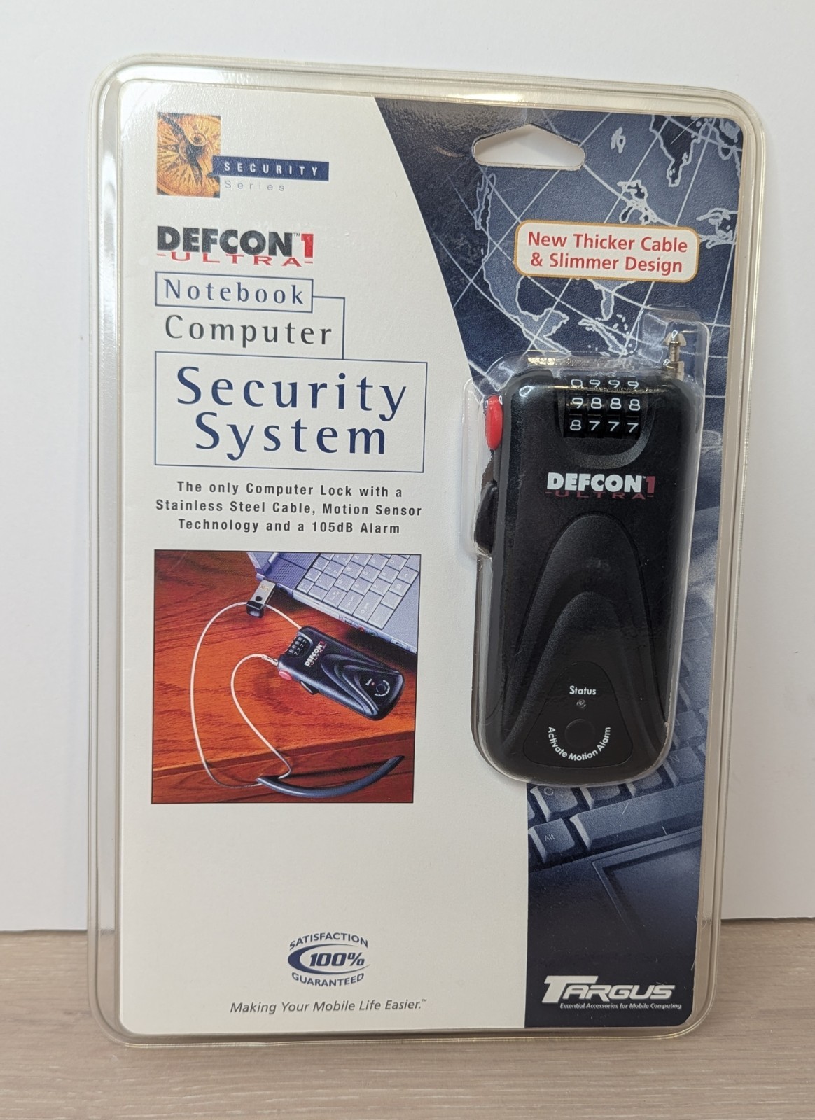 Targus PA400 Defcon 1 Notebook Computer Security System w/105dB Alarm 