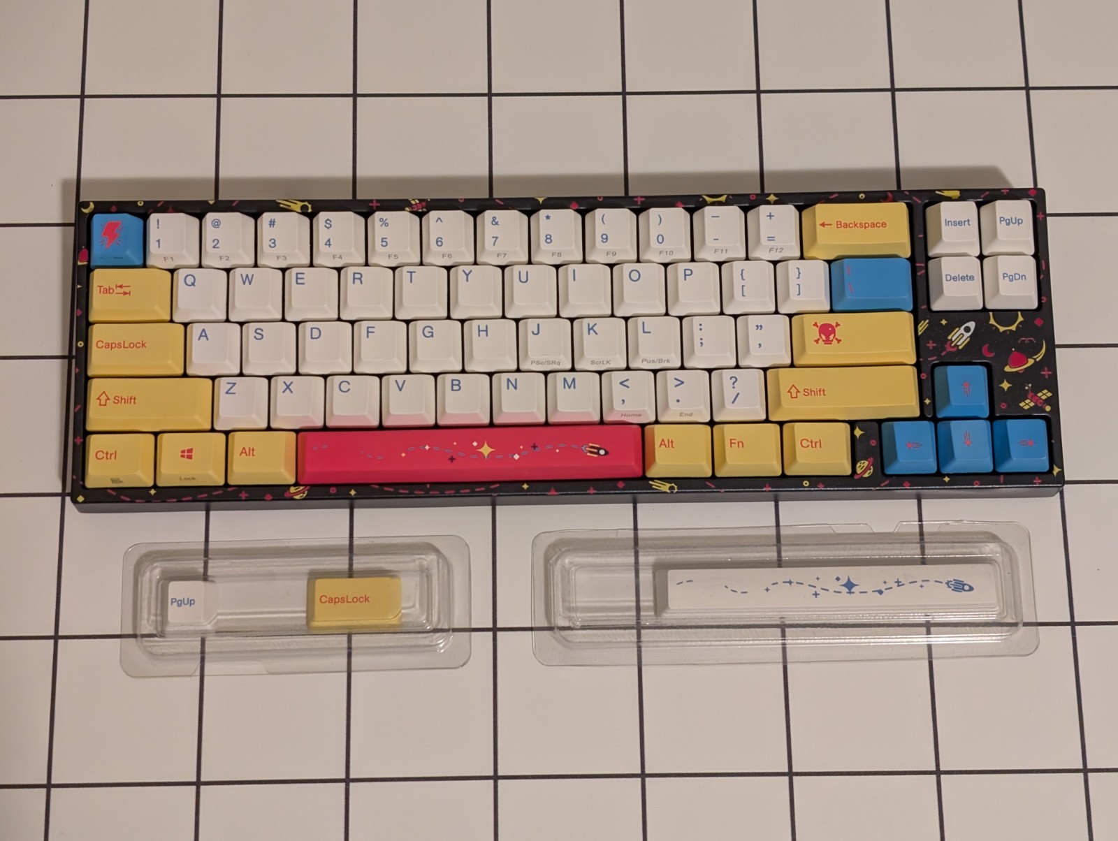 Varmilo x MK x Ducky Miya Pro Flare Star 65% Mechanical Keyboard (Daisy Linear)