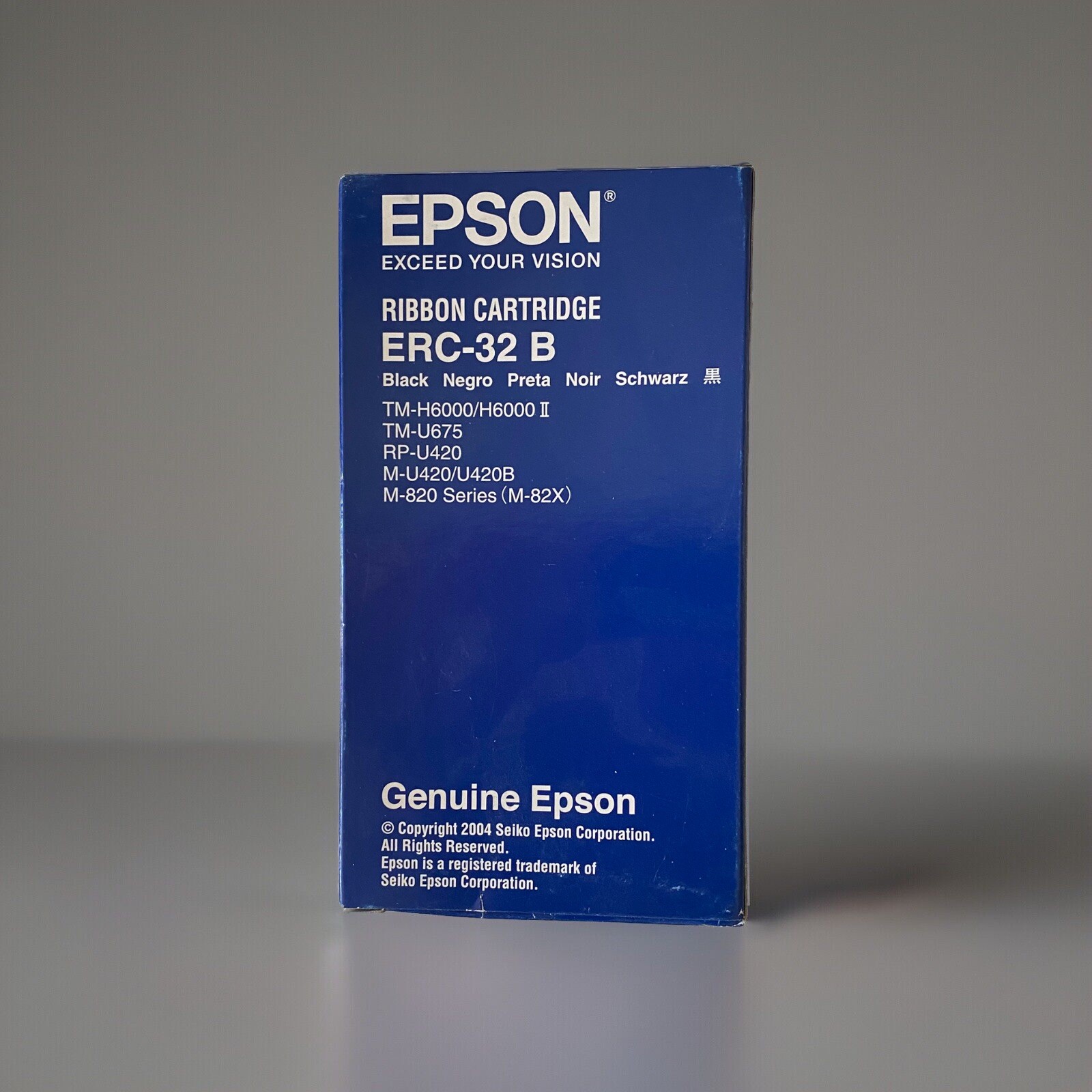 NEW BLACK EPSON RIBBON Cartridge ERC-32 B Black Genuine Epson (#2)