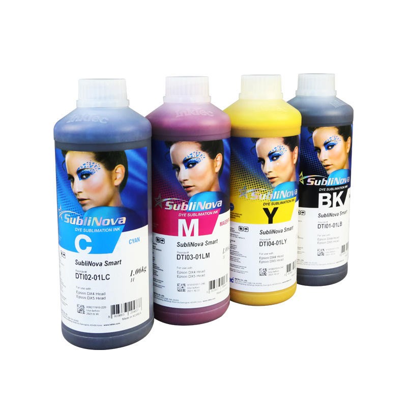 4*1000ml Sublinova Smart Sublimation Ink for Epson DX4 DX5 DX6 DX7 DX8 Printhead