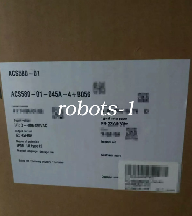 ACS580-01-02A1-4 ABB VFD AC Drive 1HP 0.75kW 2.1A NEW FedEx or DHL