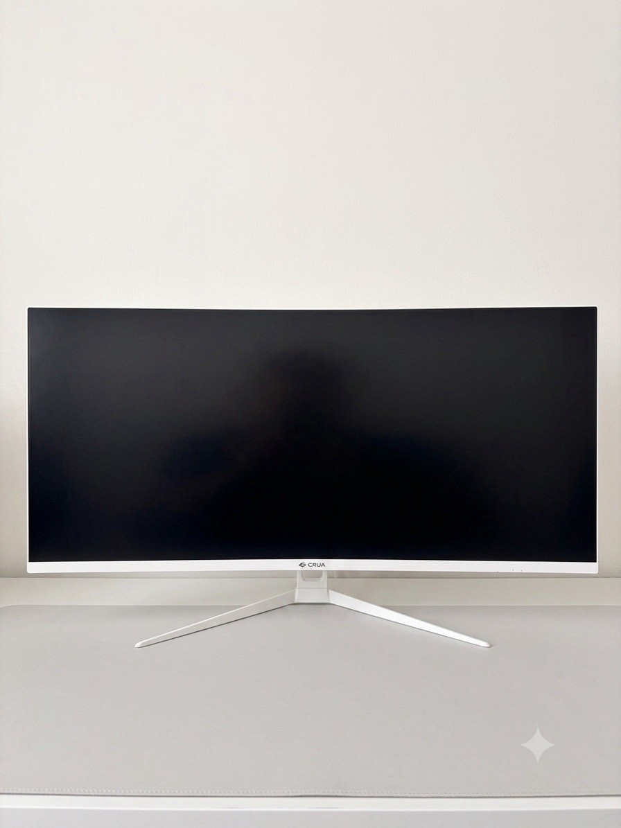 CRUA 34 CRUA 34 LCD Monitor 1920x1080 FHD 16:9 Widescreen, White