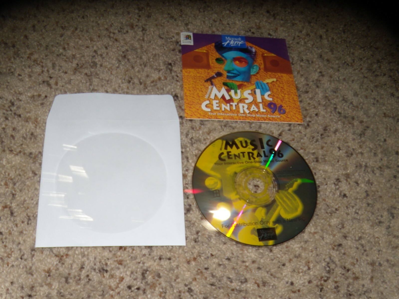 Microsoft Music Central 96 (PC, 1995) Program