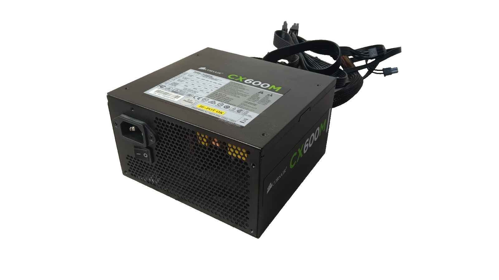 Corsair CX600M 600W Desktop Power Supply 75-002018 | Tested