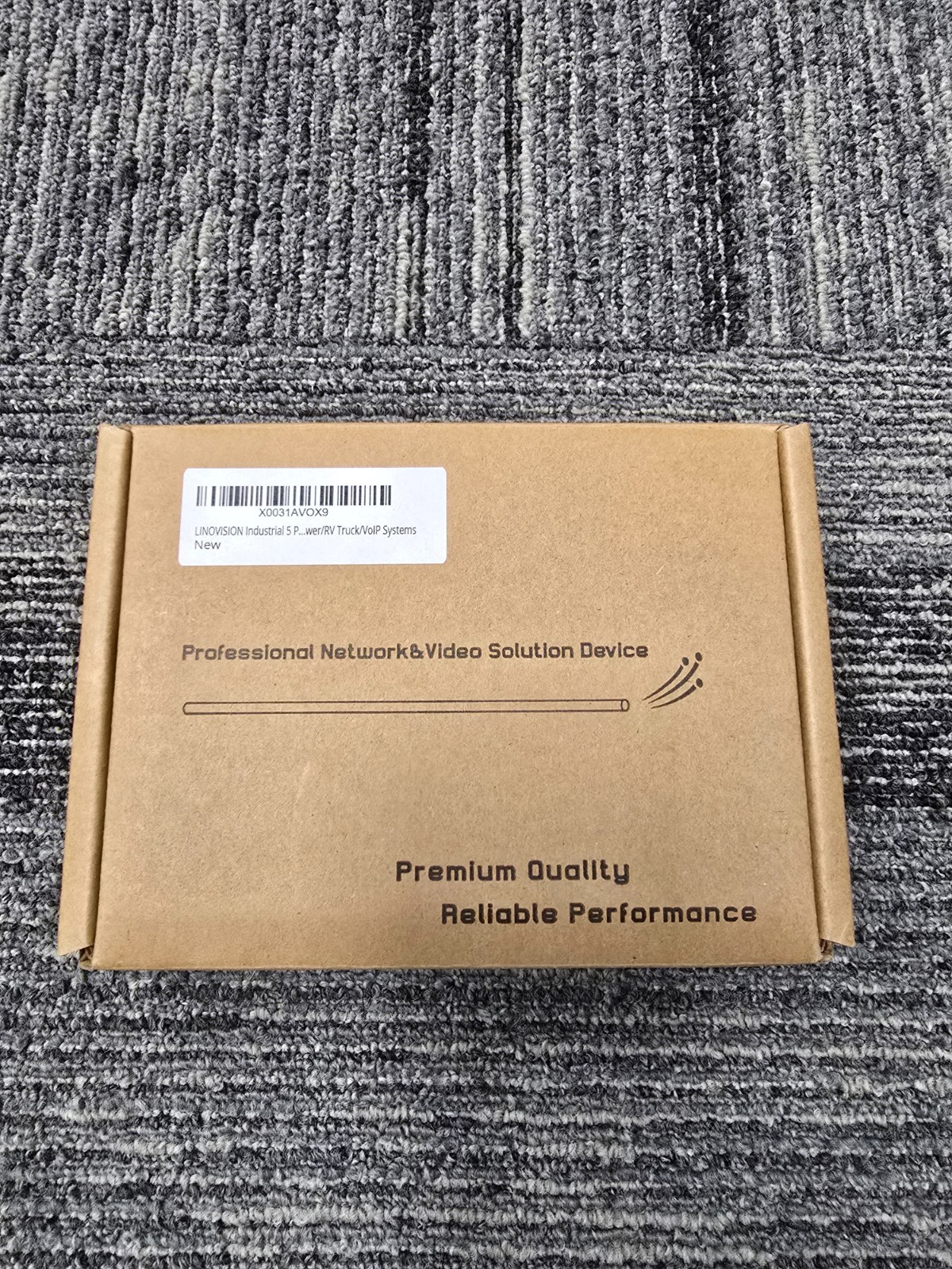LINOVISION 5-Port Gigabit Solar PoE Switch (B09HGWLZSD) – New in Box – DC 9-54V