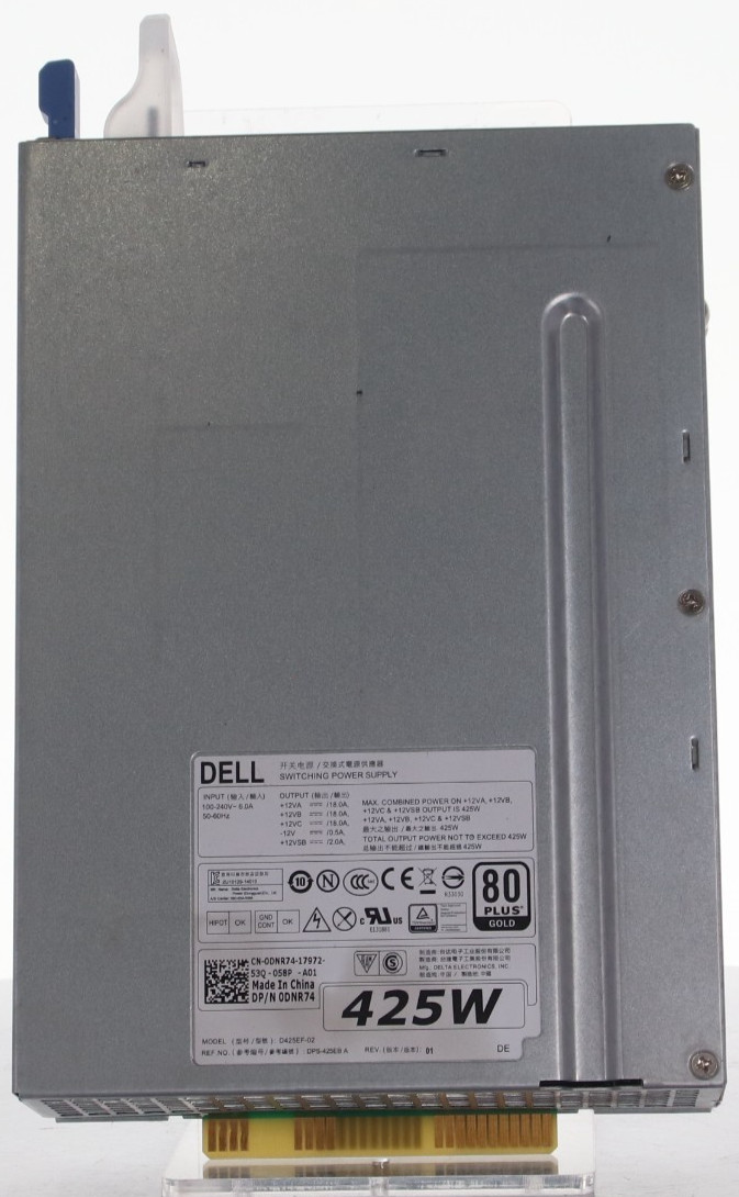 Dell P/N 0DNR74 D425EF-02 425W Workstation Switching Power Supply