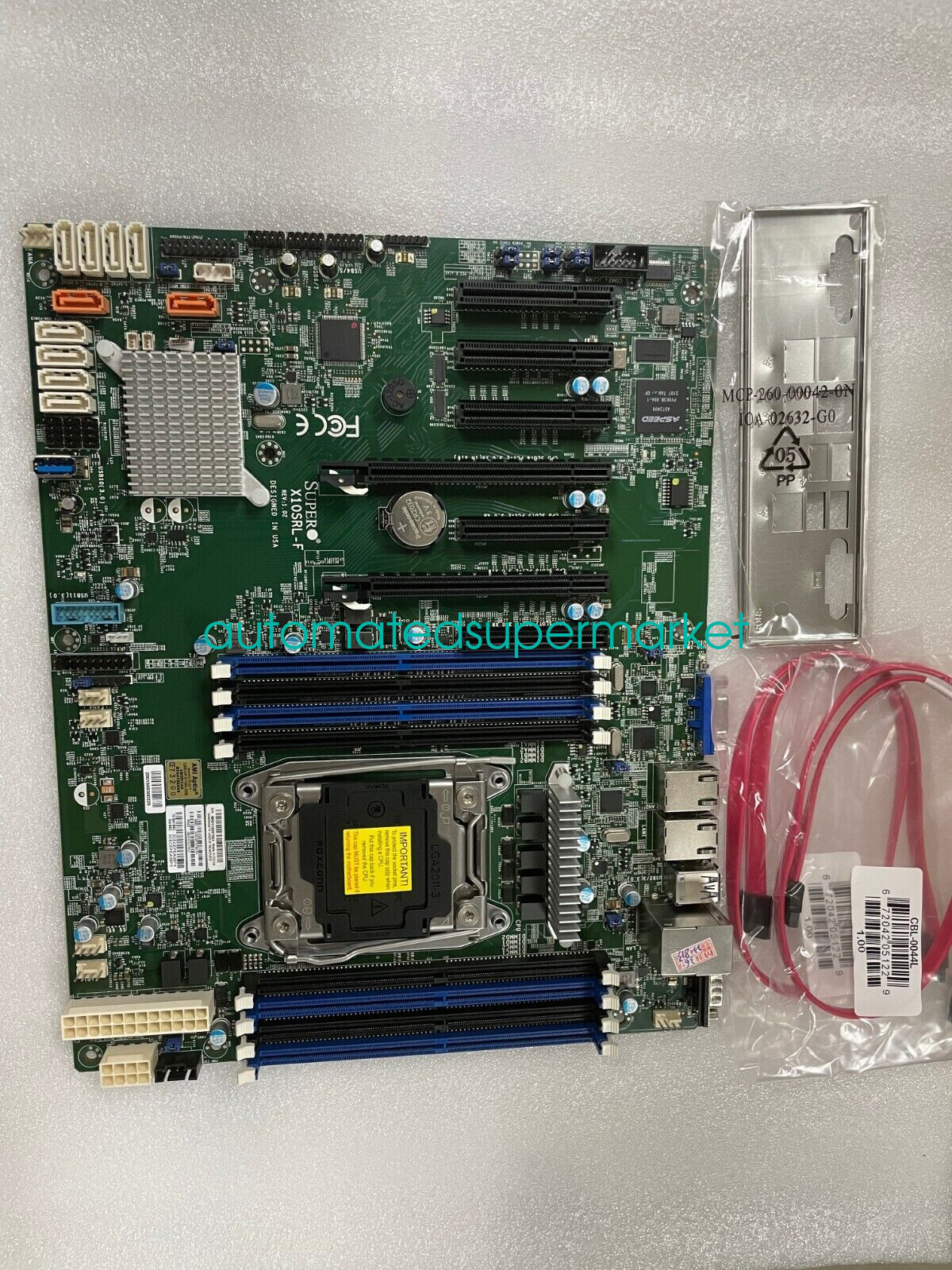 1PC NEW Supermicro X10SRL-F motherboard C612 Shipping by DHL/FedEX