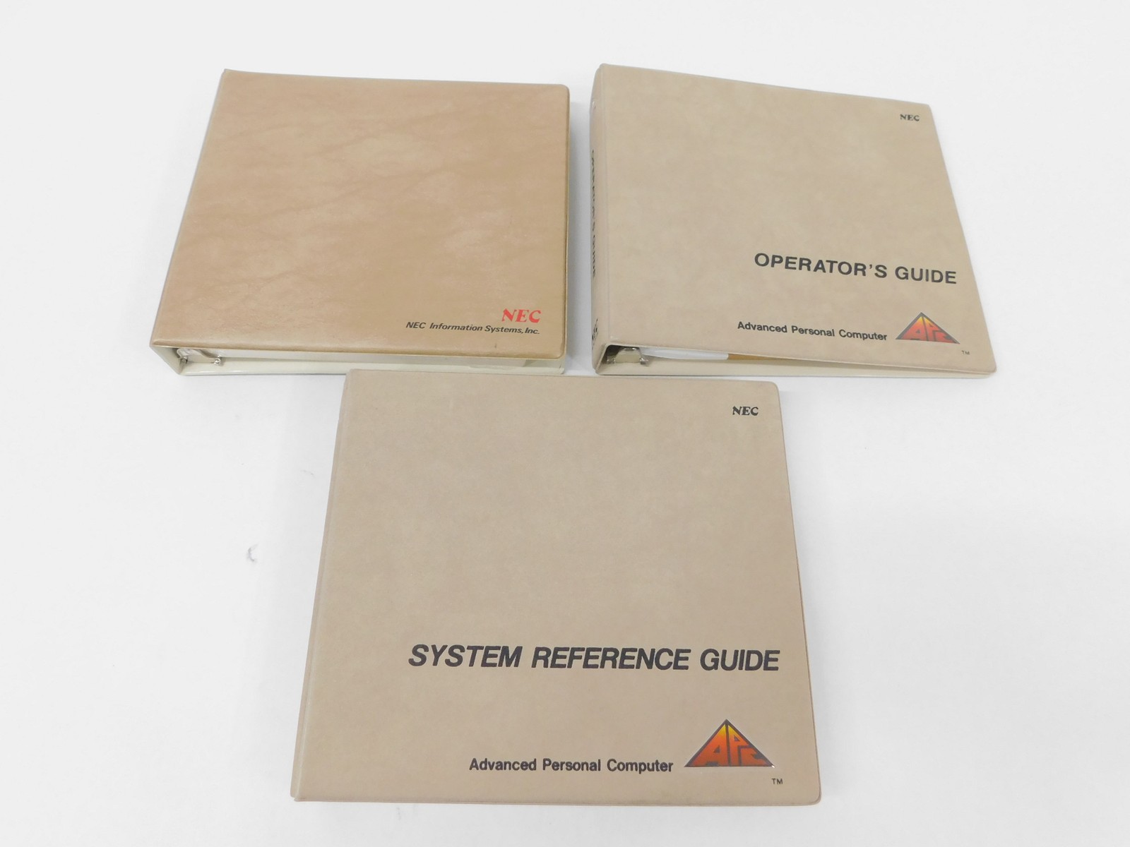 NEC APC Advanced Personal Computer Operator Programmer Manuals Guides (original)
