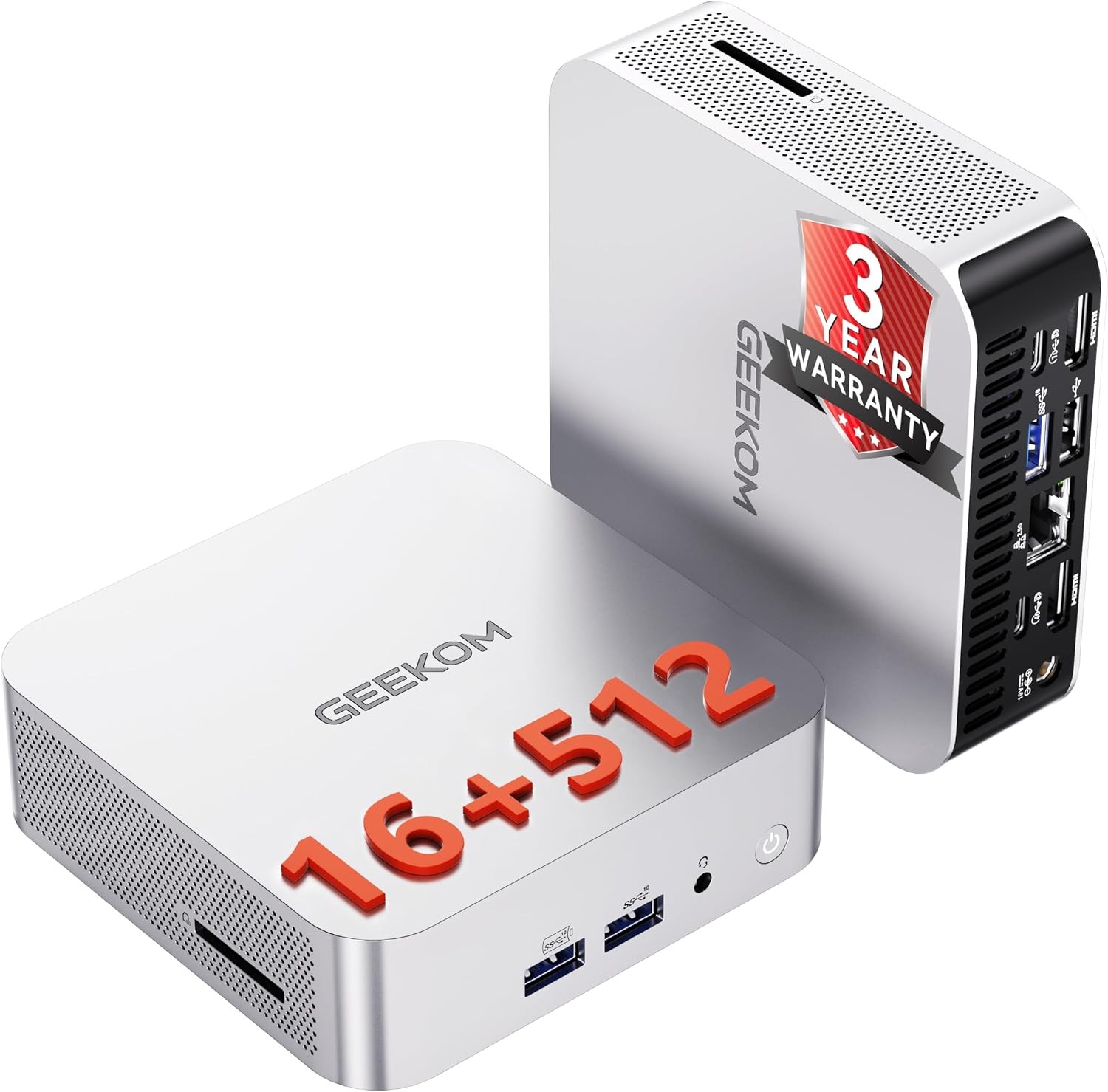 GEEKOM A5 Pro Mini PC 7430U 16GB 512GB 8K Graphics