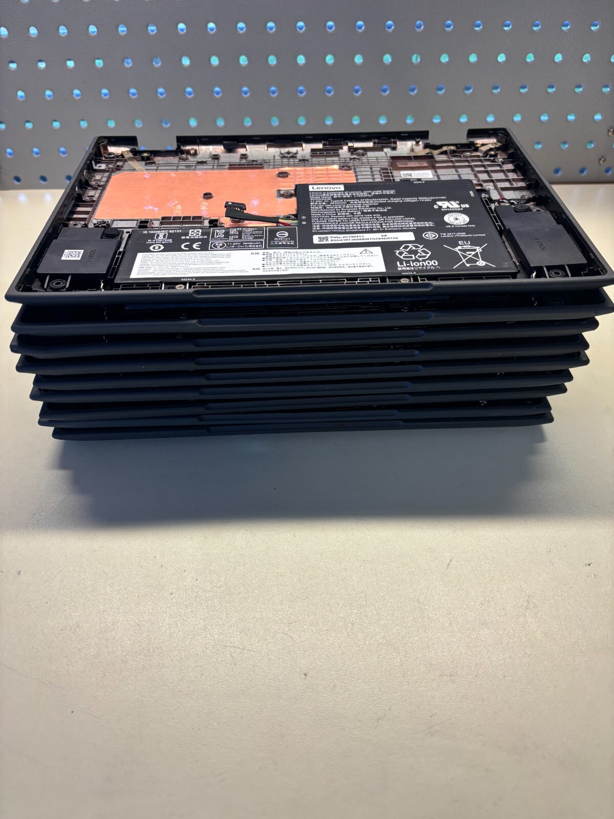 Lot X 10 Lenovo 11 100e Gen 2 MTK 81QB Chromebook Battery / Bottom Case /speaks