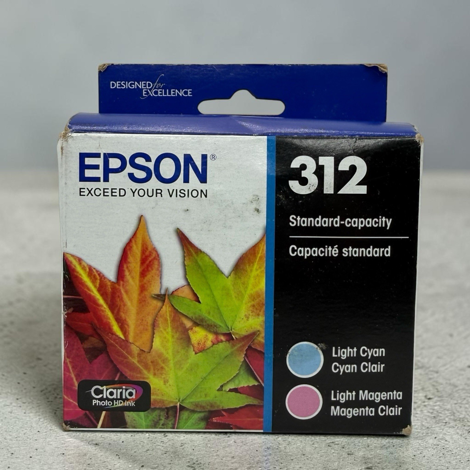 Epson 312 T312922-S Claria Photo HD Light Cyan, Light Magenta Ink XP-8500