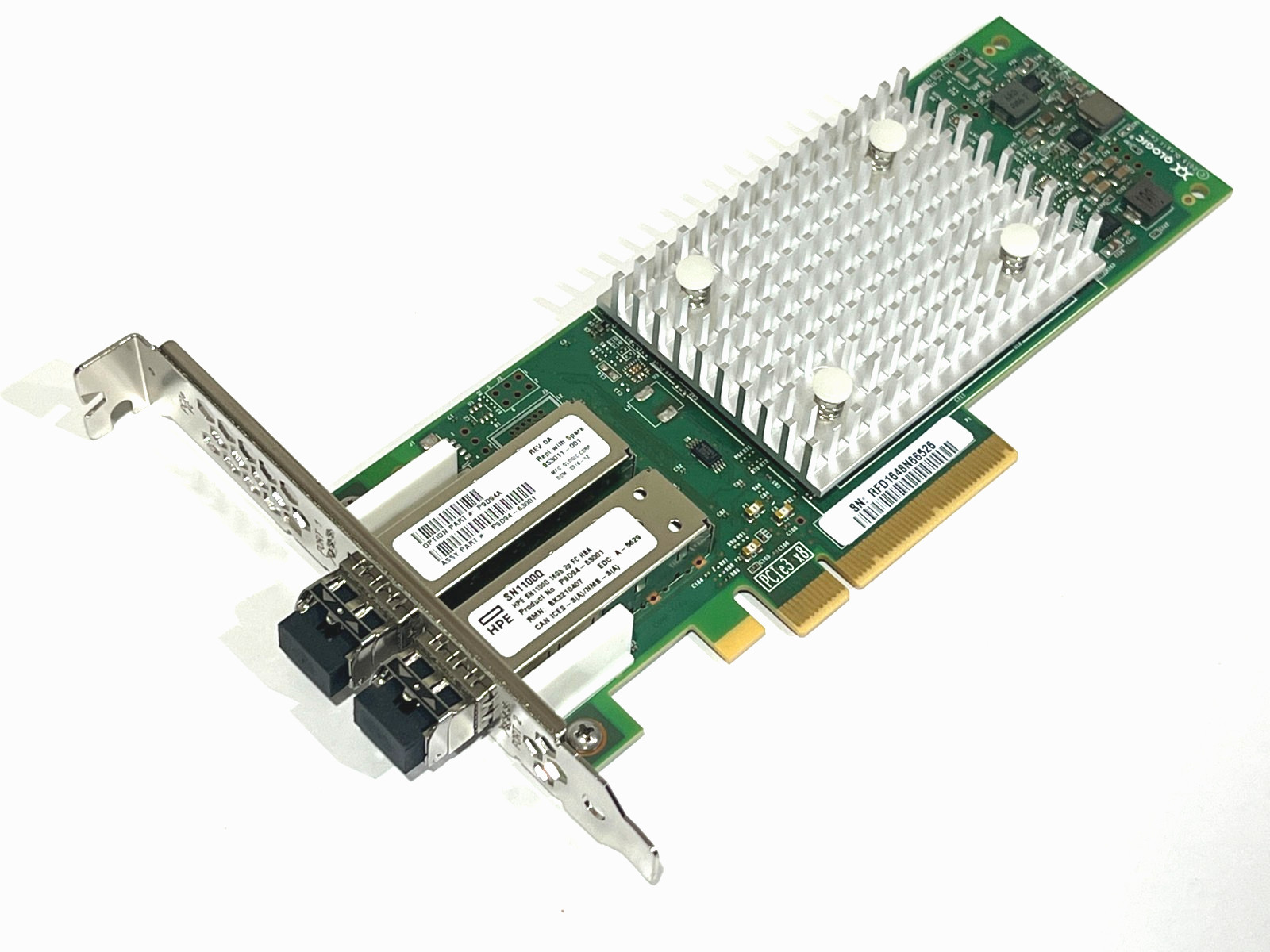 QLE2692-HP NEW BULK HPE StoreFabric SN1100Q 16Gb Dual Port FC HBA with SFPs