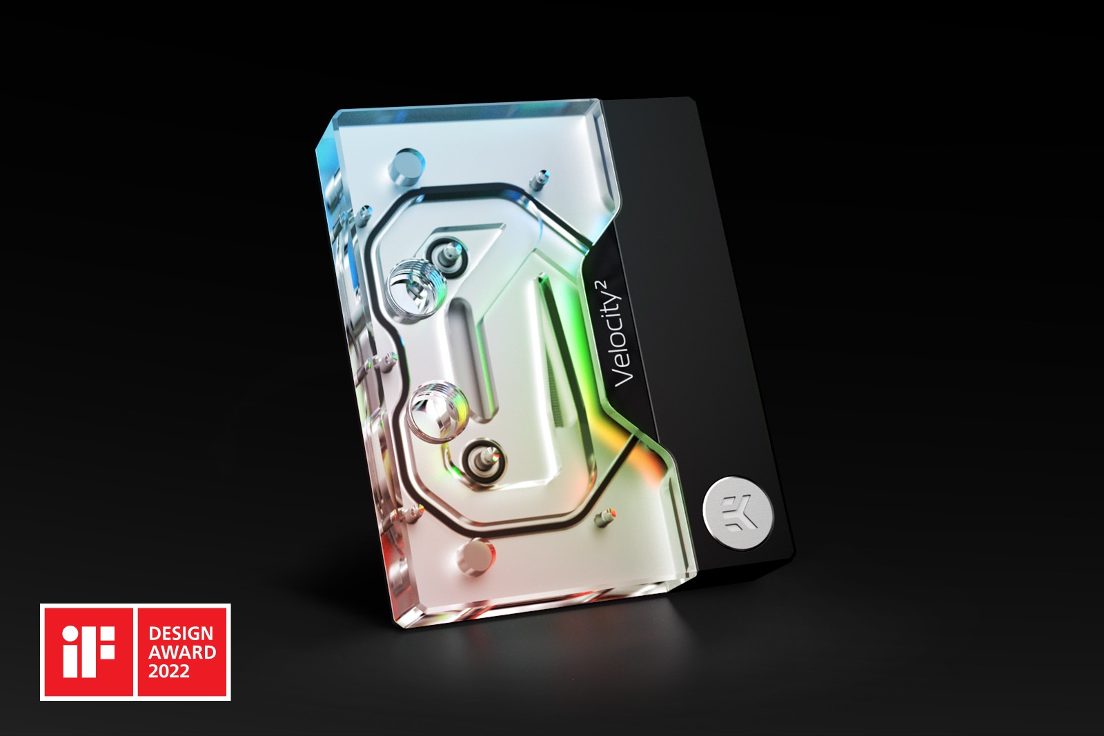 EK-Quantum Velocity-2 D-RGB - AM4 Nickel + Plexi Waterblock