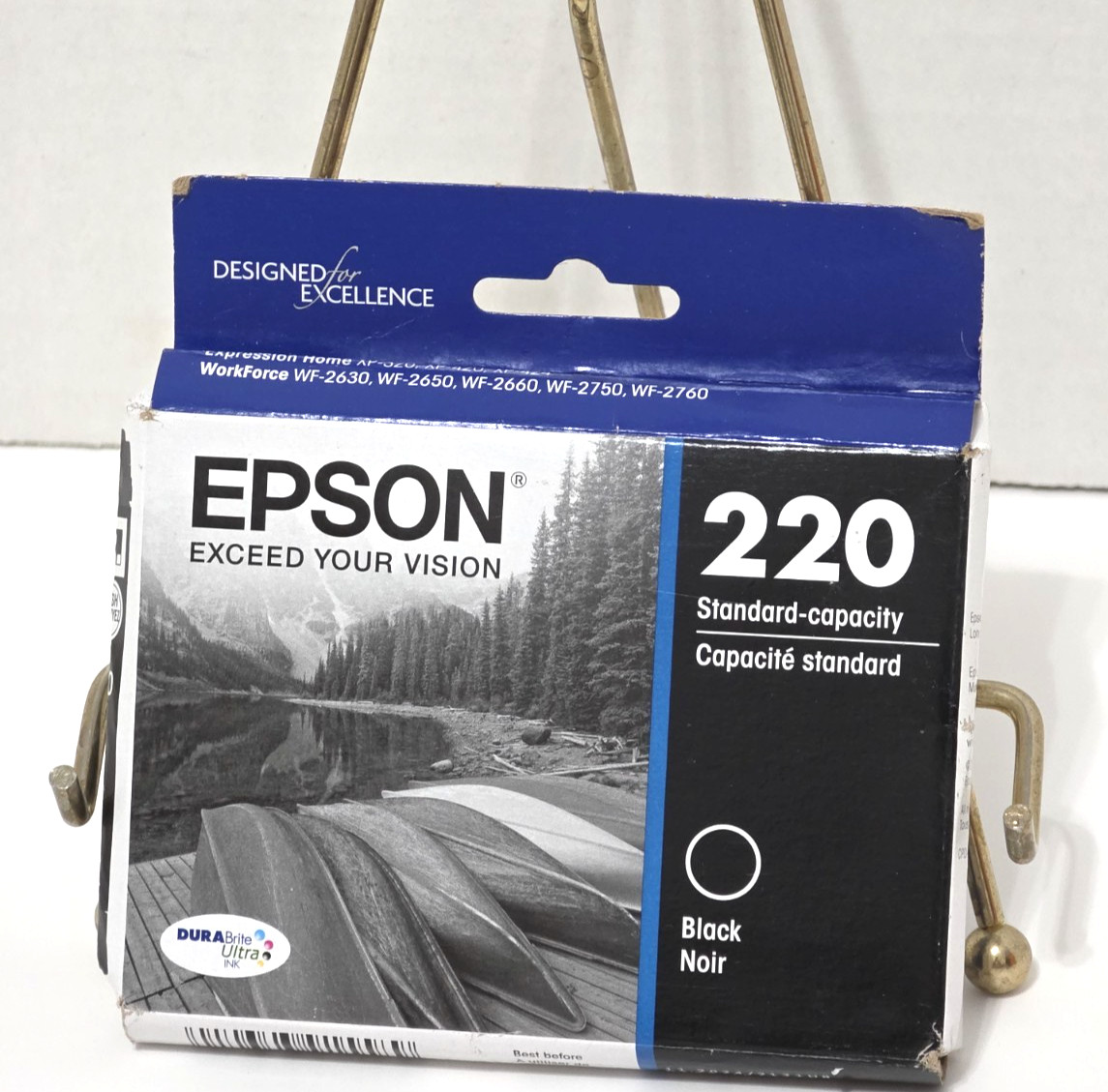 Epsom 220 Ink Cartridge New Black 1 Ink Cartridge Experation Date 11/2024