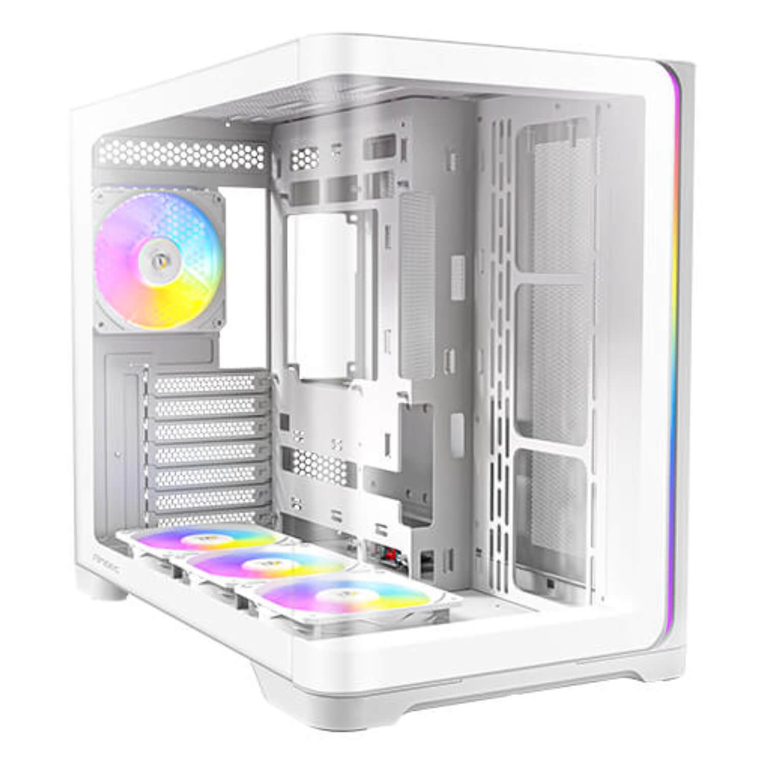 Antec C5 CURVE ARGB White Case Computer Mid Tower ATX ARGB Fans 0-761345-10226-1