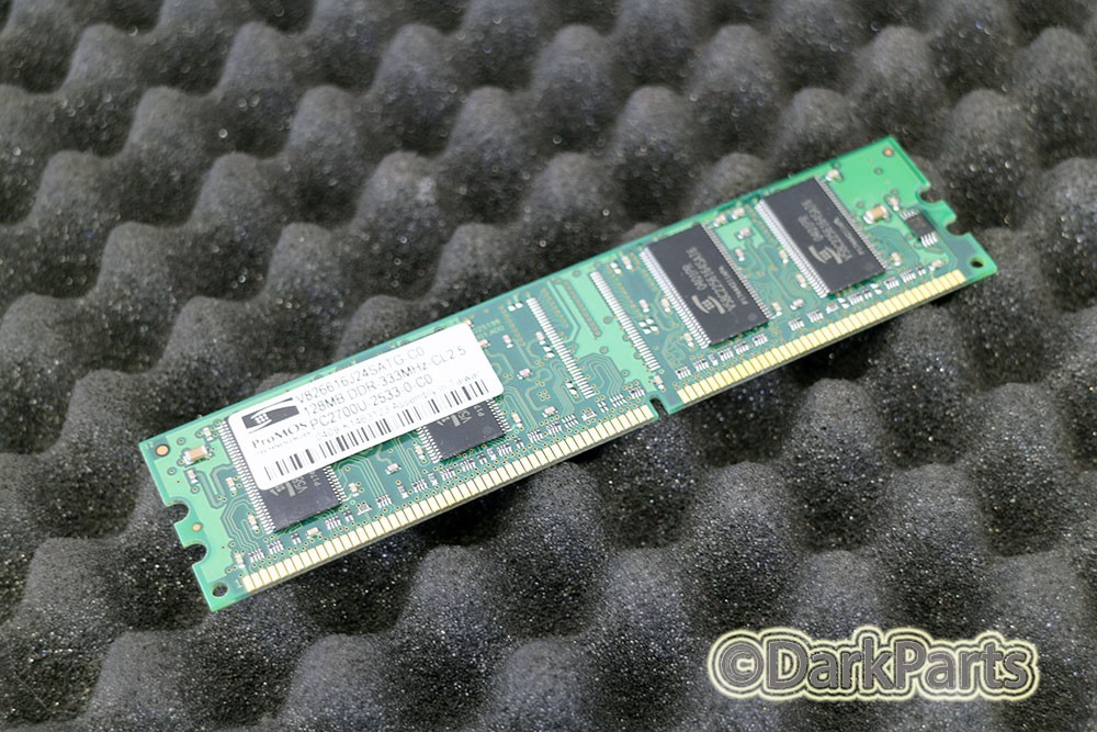 ProMOS V826616J24SATG-C0 PC2700U-3033-0-A0 128MB Memory RAM