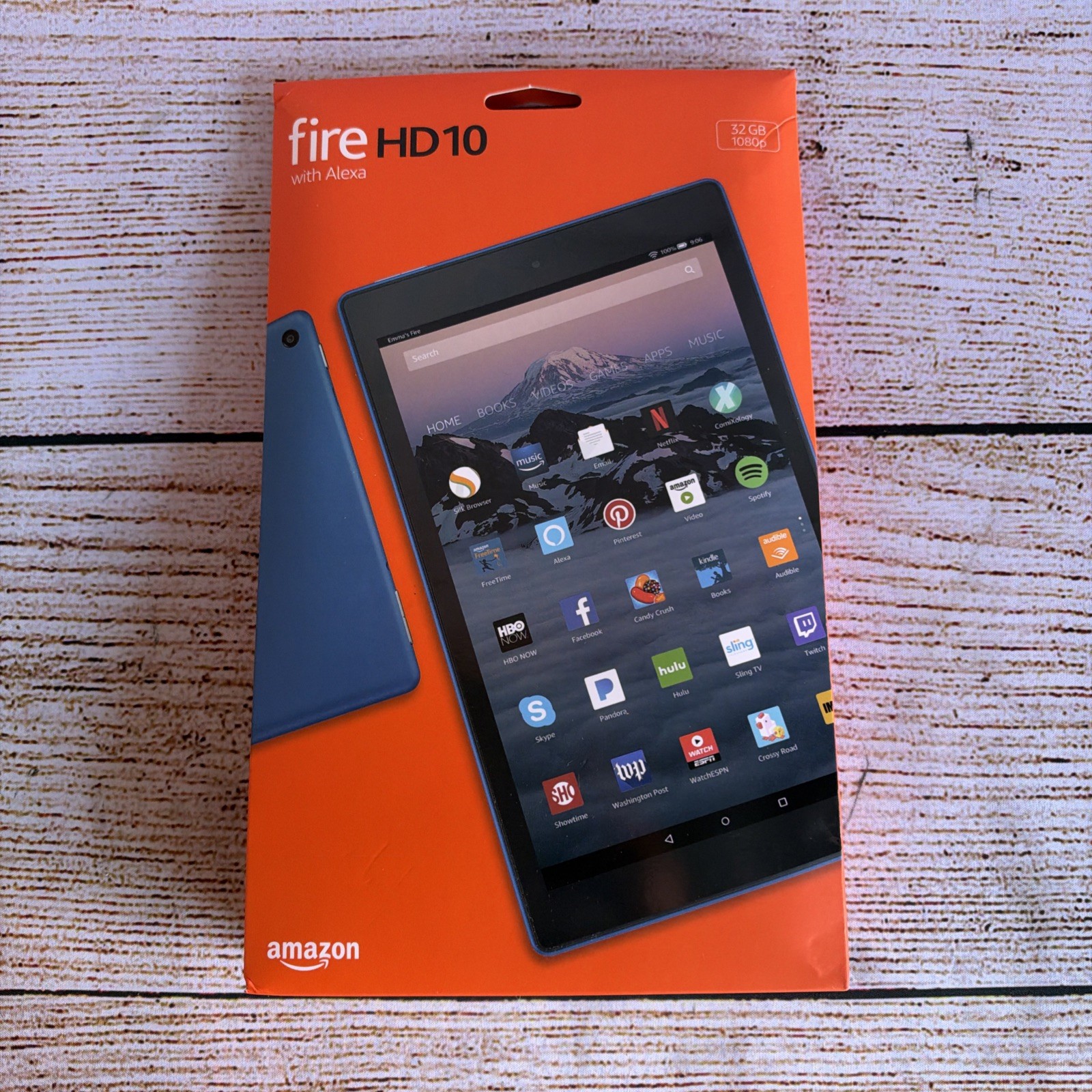 Amazon Fire HD 10 32GB Tablet Marine Blue 10.1" 1080p Full HD Display Brand New