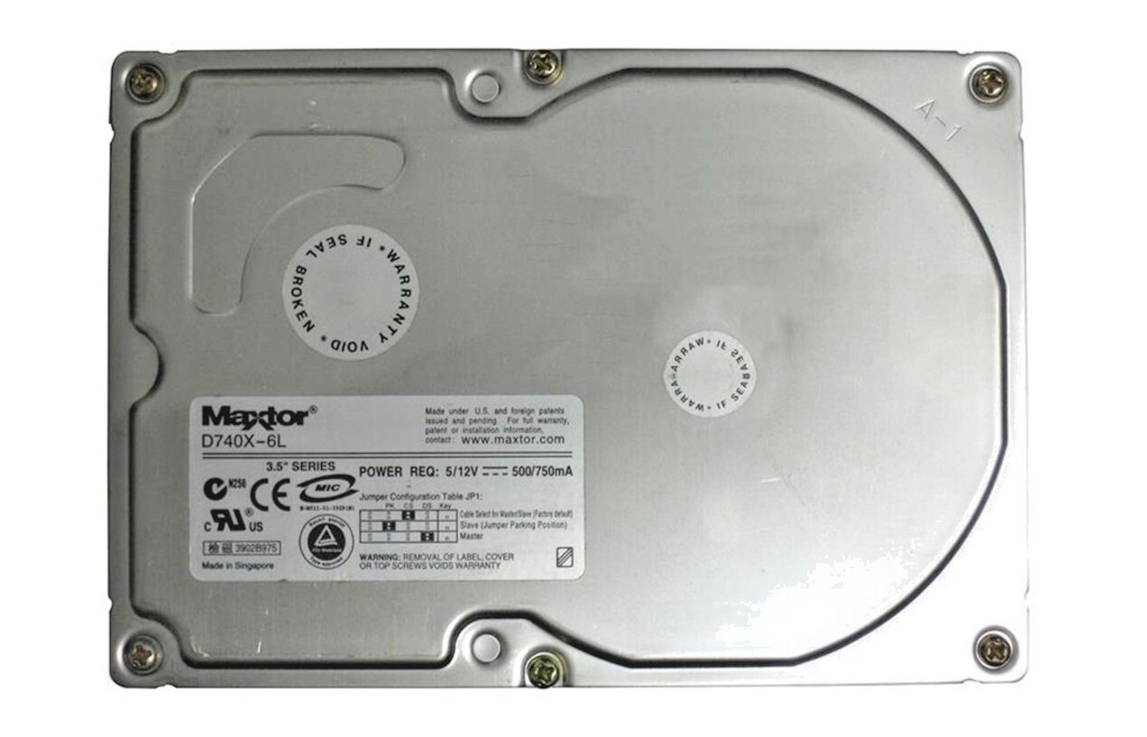 MAXTOR D740X-6L MX6L040J2 40GB SATA 2MB Buffer 7200RPM 3.5'' INTERNAL Hard drive