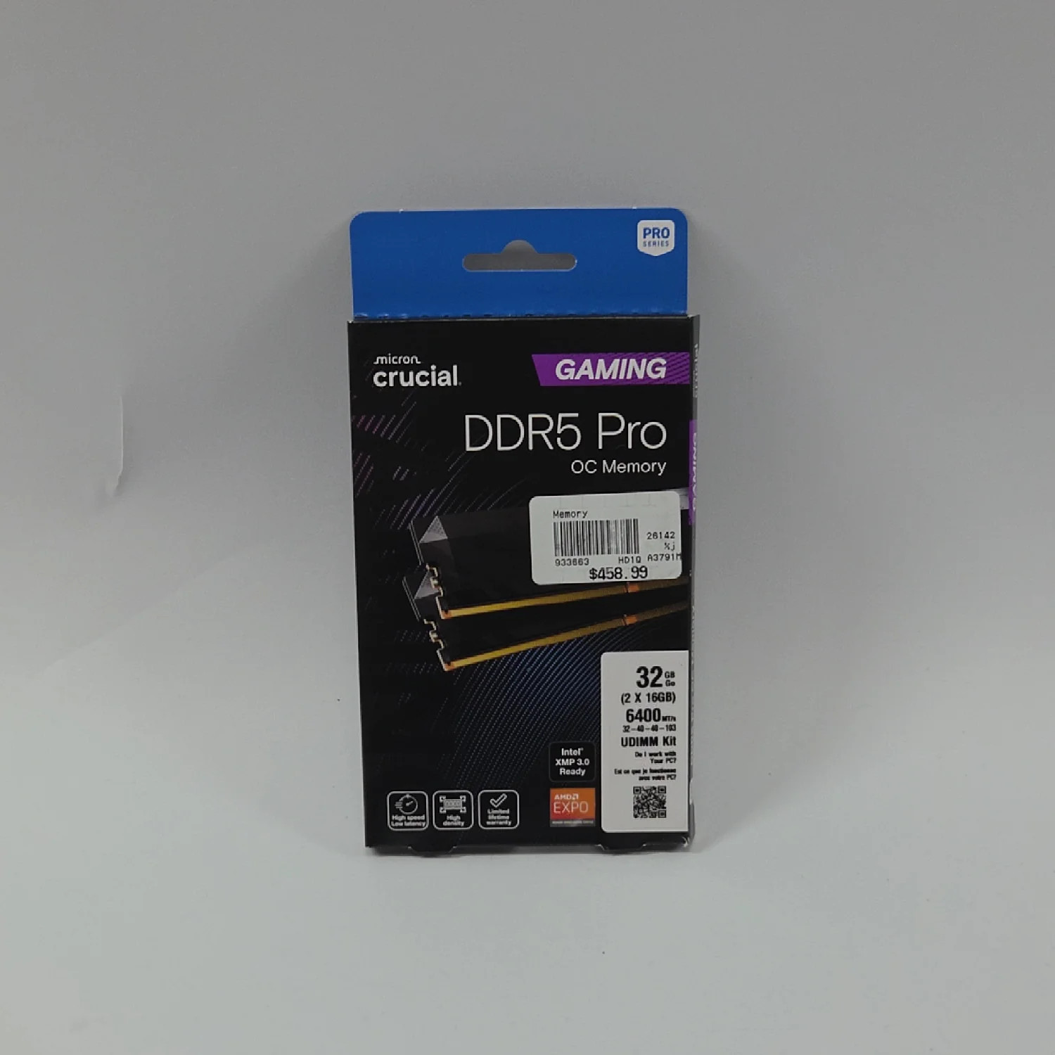 Micron Crucial DDR5 Pro 32GB (2x16GB) RAM DDR5 6400MHz CP2K16G64C32U5B