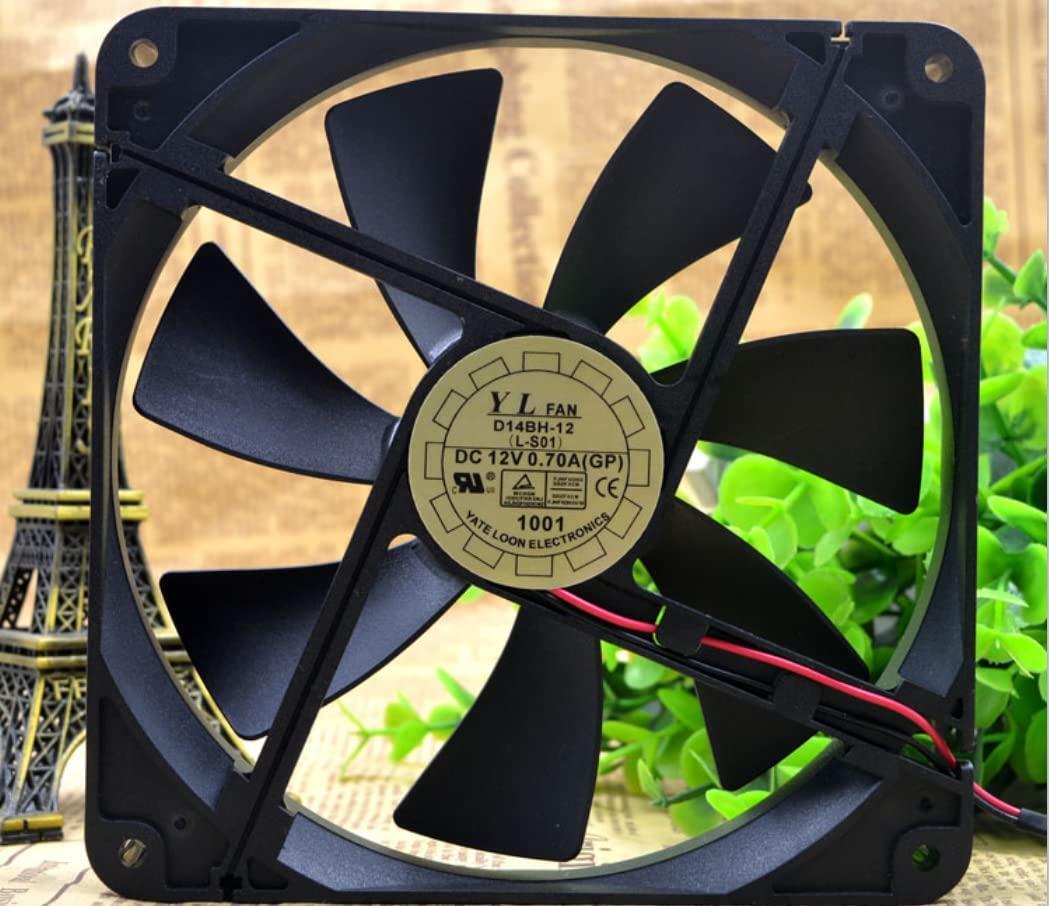 Y.L.FAN  D14BH-12 14025 12V 0.70A 14CM Cooling Fan