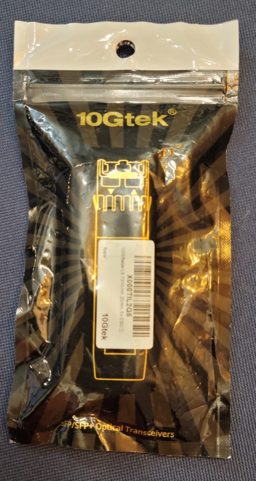 🔥🔥 10Gtek 1.25G SFP Transceiver 1000Base-LX 1310-nm, 20-km, ASF13-24-20-D 🔥🔥