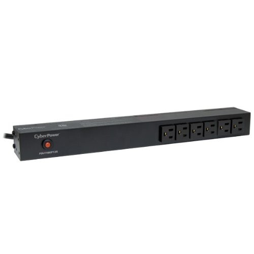 CyberPower PDU15B6F12R 100 - 125 VAC 15A Basic PDU (PDU15B6F12R)