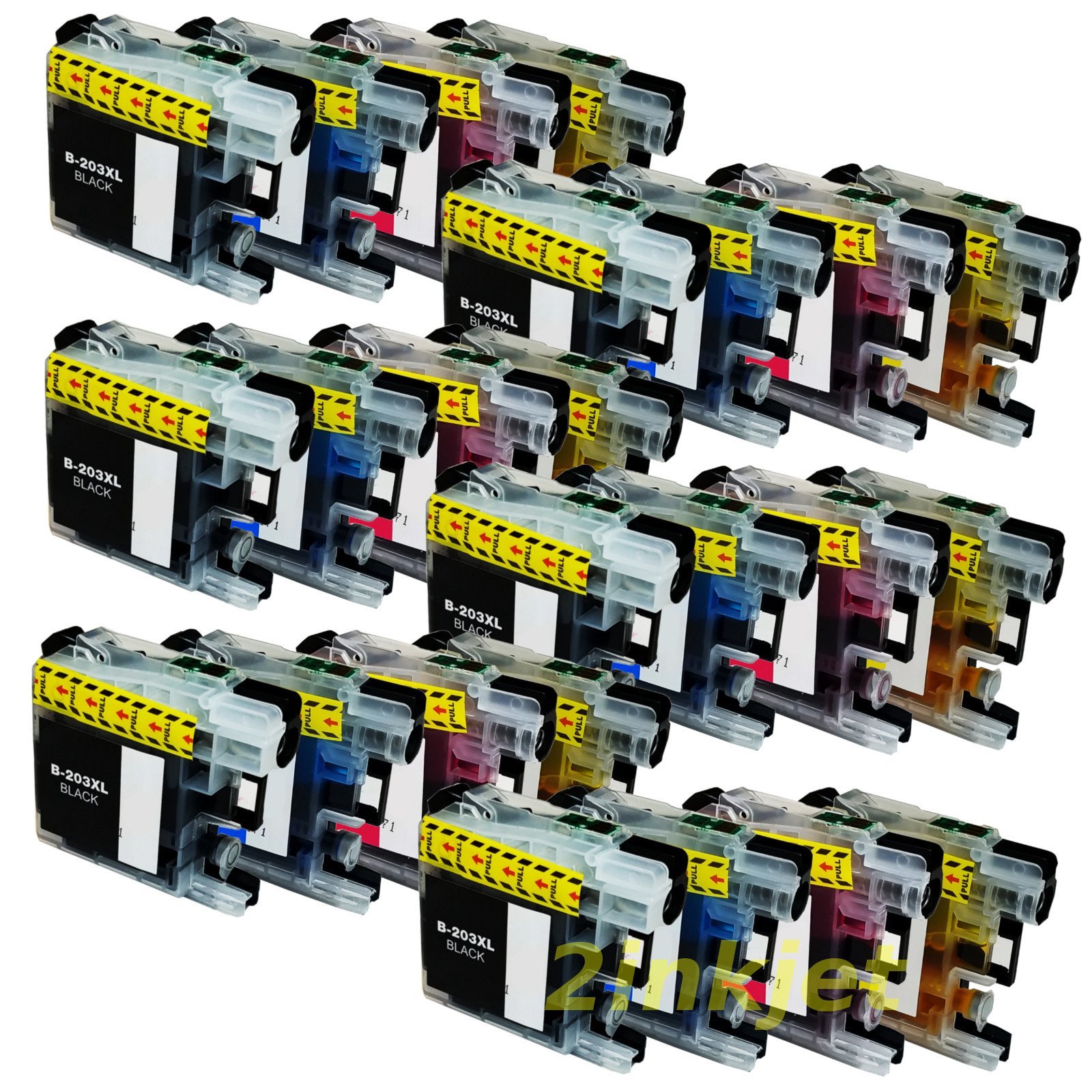 24pk LC-203XL LC203XL Ink Cartridges For LC201 MFC-J680DW MFC-J880DW MFC-J885DW