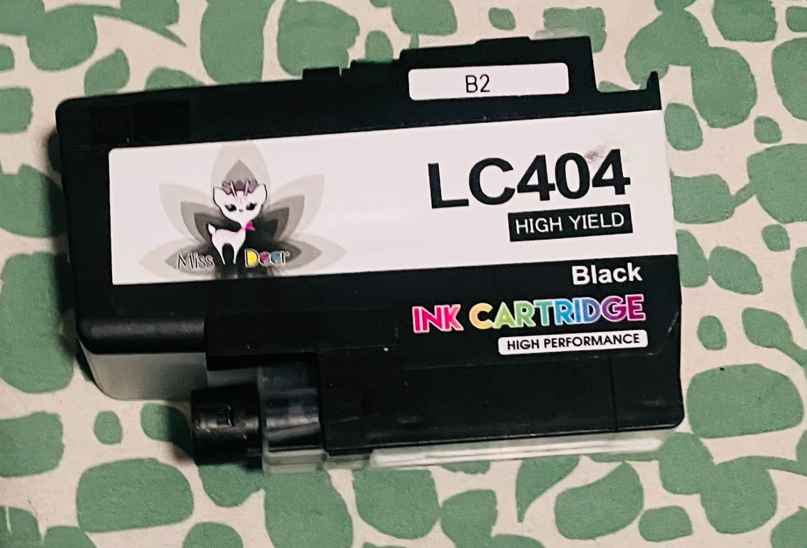 Brother LC404 Black High Yield Compatible Ink Cartridge Miss Deer New