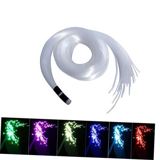 PMMA END Glow Fiber Optic Light Cable 100pcs 100pcs*φ0.03in*6.5ft/2m