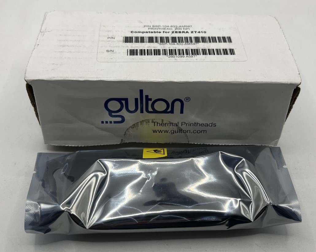THERMAL PRINTHEAD FOR ZEBRA  GULTON ZT410 LABEL PRINTER SSP-104-832-AM597
