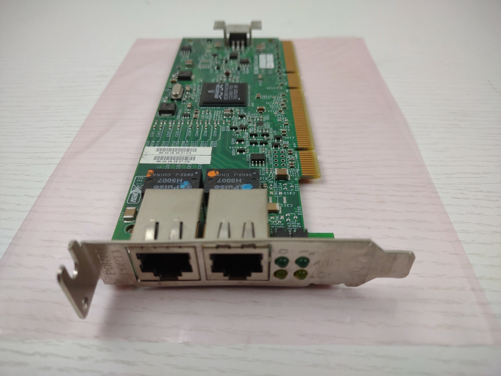 IBM 73P4219 NetXtreme1000T 2-Port PCI-x Adapter 73P4209 6Y500 Broadcom Ethernet