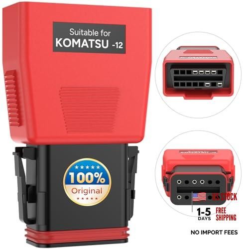 Original MaxiSYS CV Komatsu 12-PIN Adapter, 12 Pins to OBD2 16 Pins Off