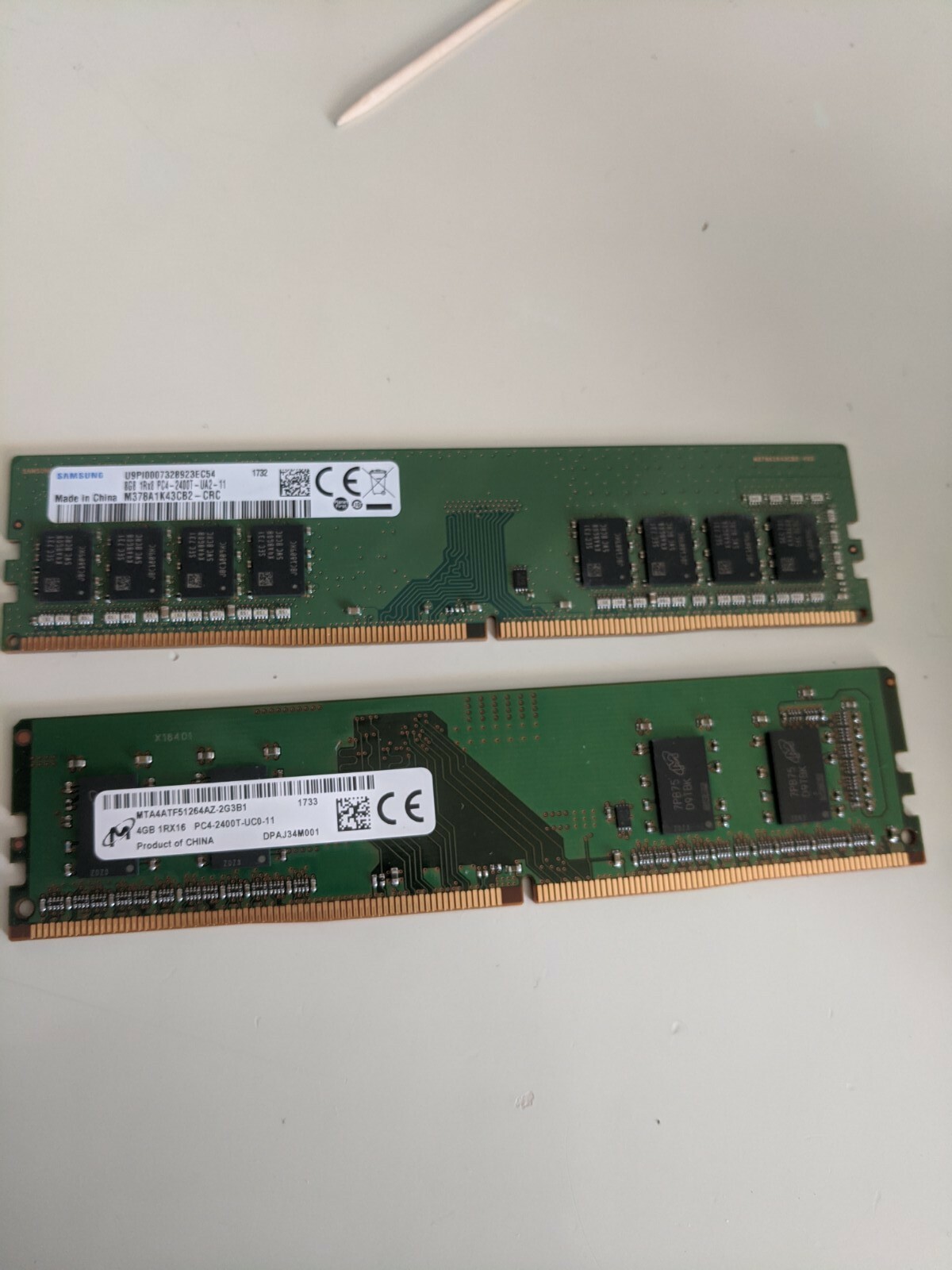  ddr4 (12GB) 2400mhz Ram Samsung/Micron 