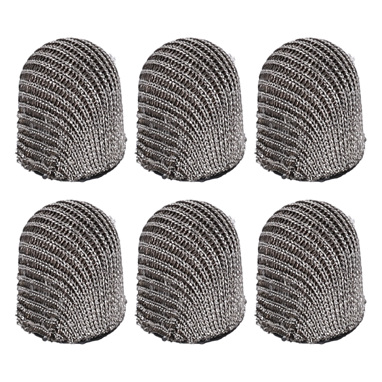 6Pcs 5.5mm Conductive Touch Screen Stylus Tip, Grey
