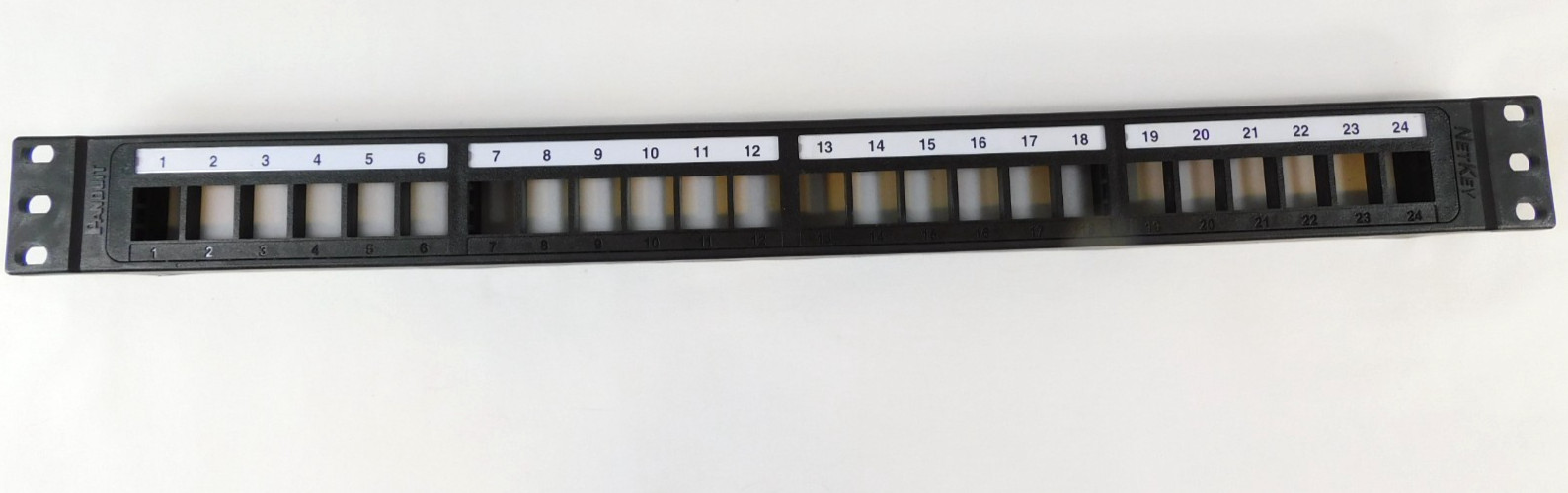 NKFP24Y Panduit NetKey Modular Patch Panel 24-Port - USED - EXCELLENT CONDITION