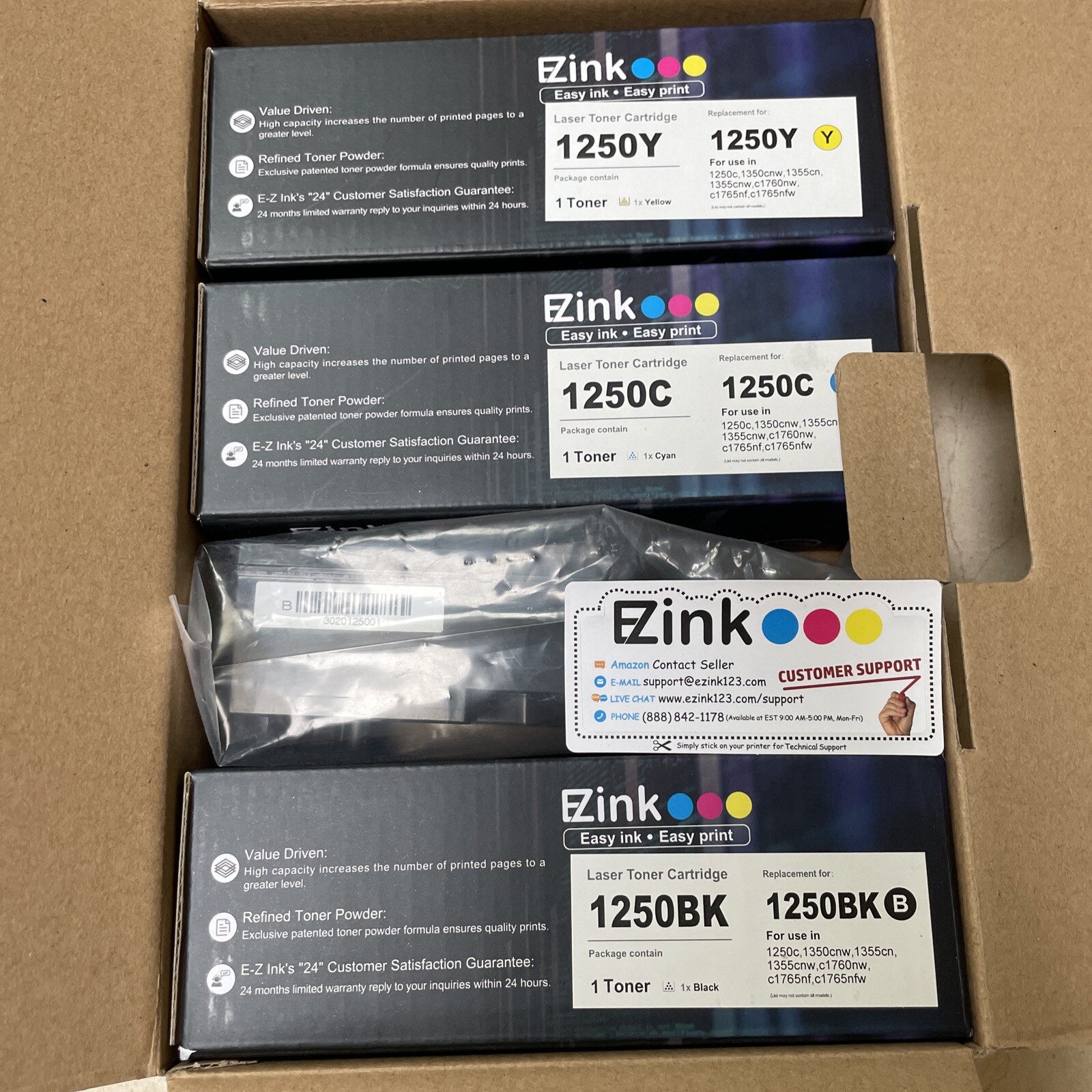 EZink 1250 Laser Toner Cartridge