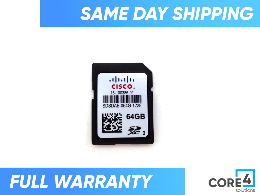 CISCO 16-100386-01 64 GB SD 16-100386-01