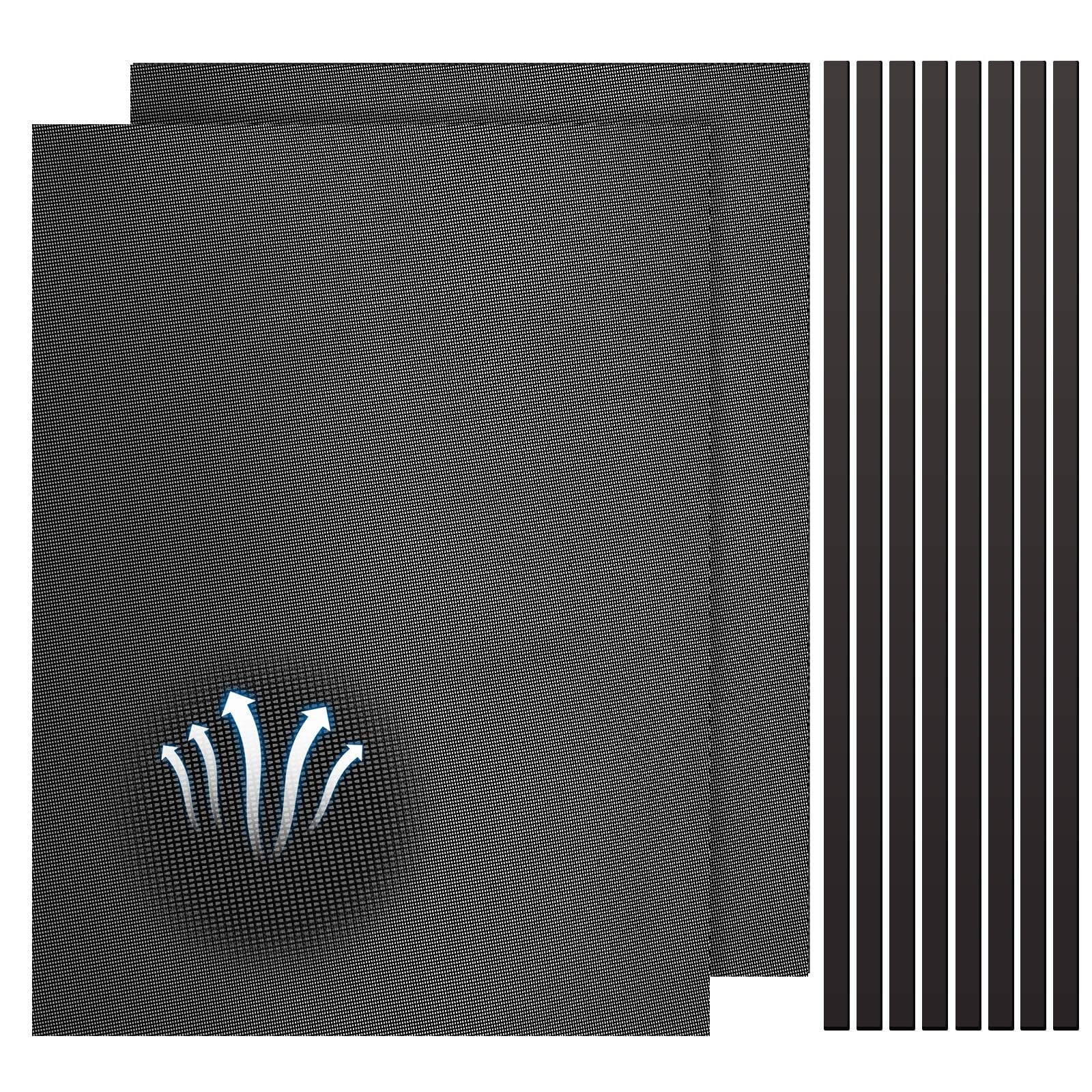 2 Pcs 300×400mm DIY PC Case Dust Filter Nylon 80 Mesh PC Fan Mesh Filter Floo...