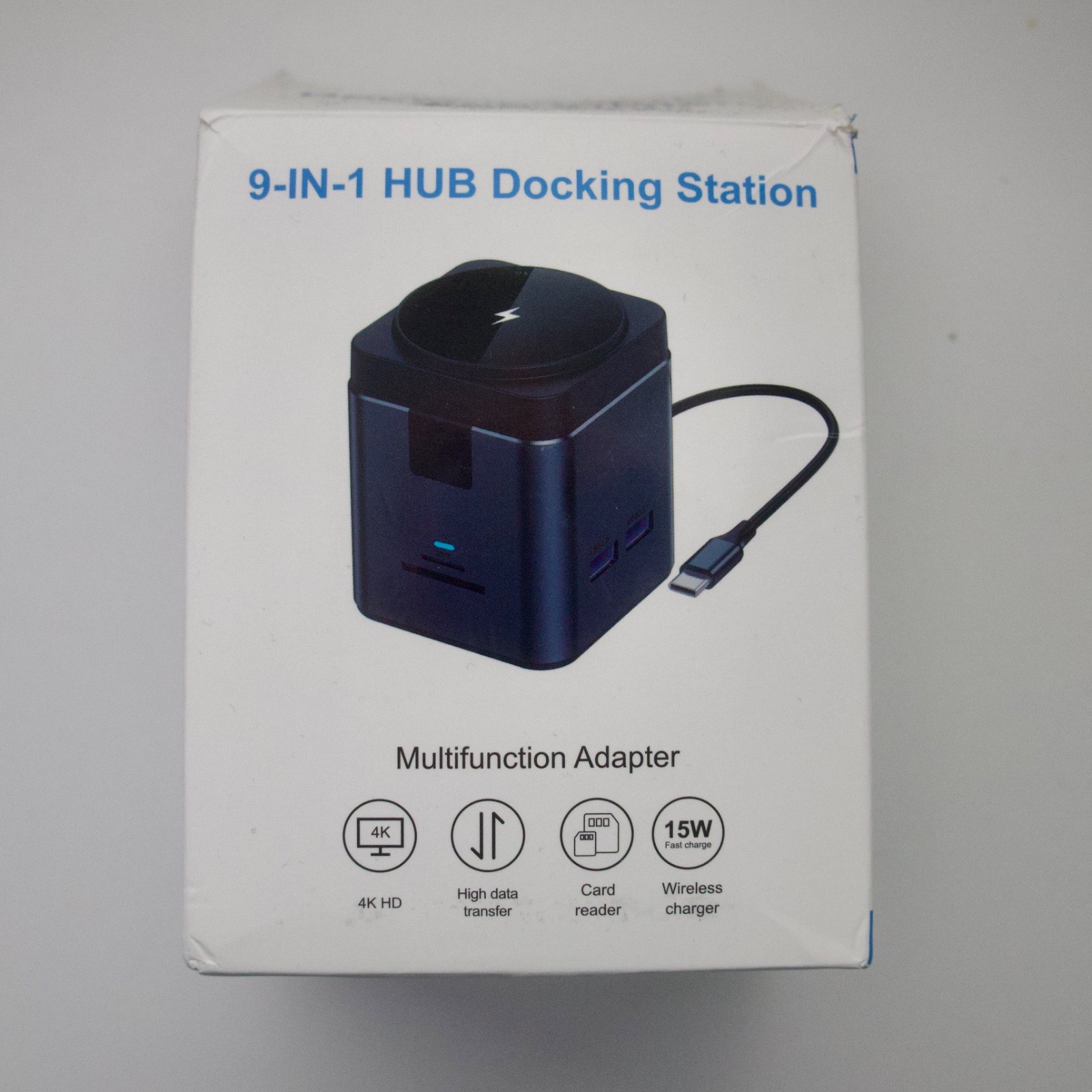 OPEN BOX - 9 in 1 Hub Docking Station USB with MagSafe