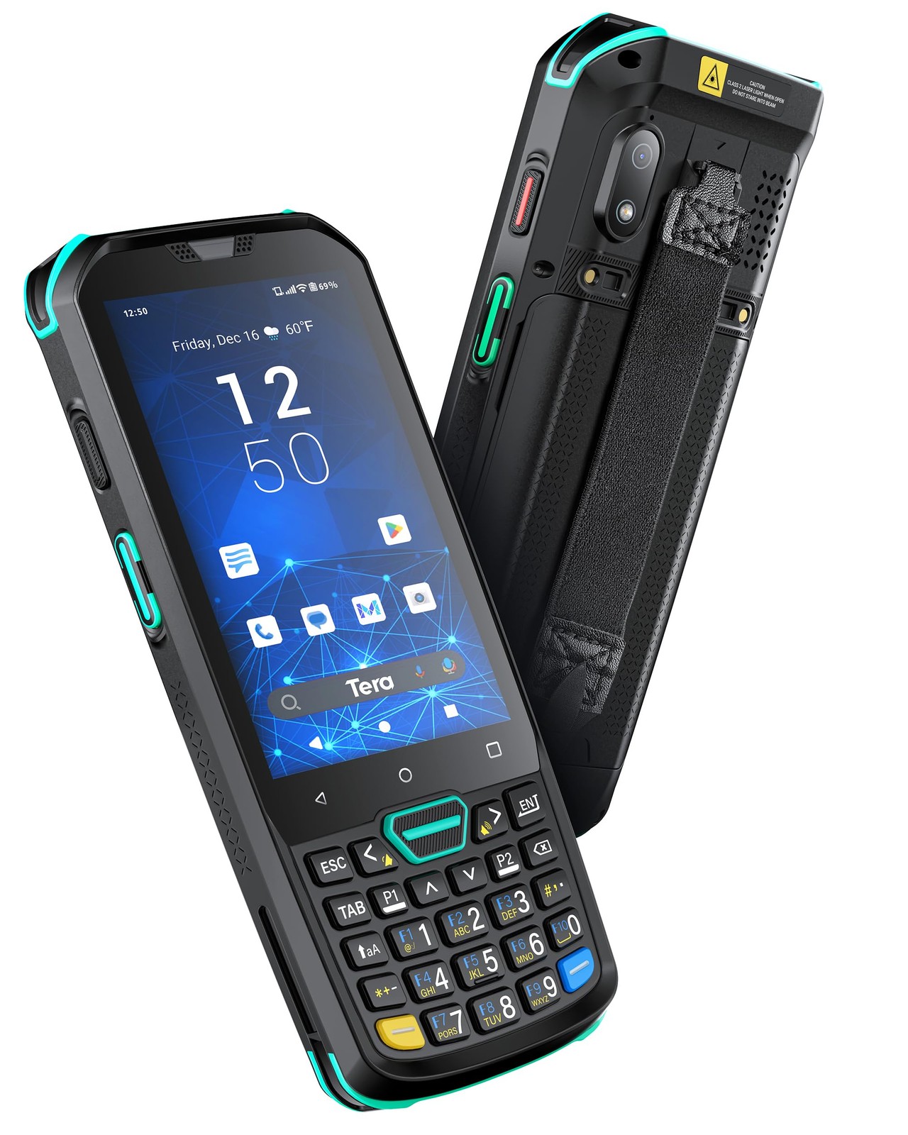 Barcode Scanner Android 13 IP67 HS7 Engine Warehouse PDA P400_US Tera