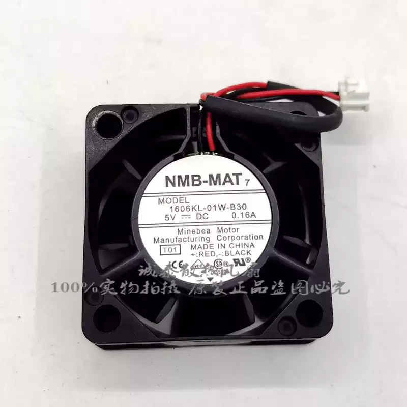 1PCS NMB 1606KL-01W-B30 4015 DC 5V 0.16A 4CM 2-Pin Cooling Fan